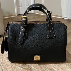 Dooney & Bourke Large Leather Kendra Satchel black